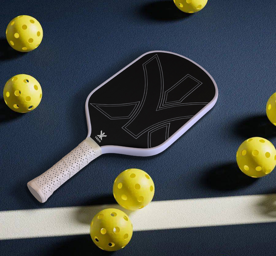 Pickleball paddle production line showing precision cutting, finishing, and quality inspection